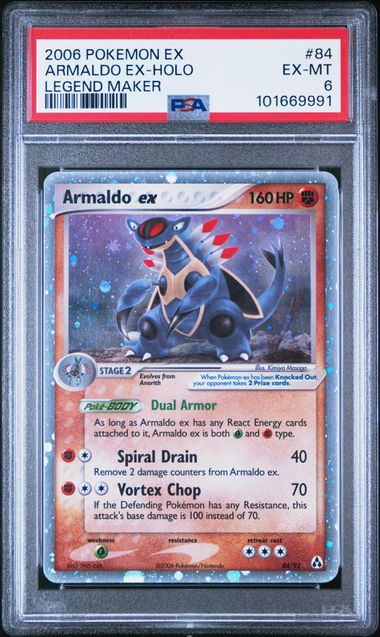 PSA 6 | Armaldo ex | ex Legend Maker | 84/92