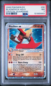 PSA 7 | Blaziken ex | ex Crystal Guardians | 90/100
