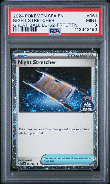 PSA 9 | Night Stretcher Great Ball League S2 | Shrouded Fable | 061/064
