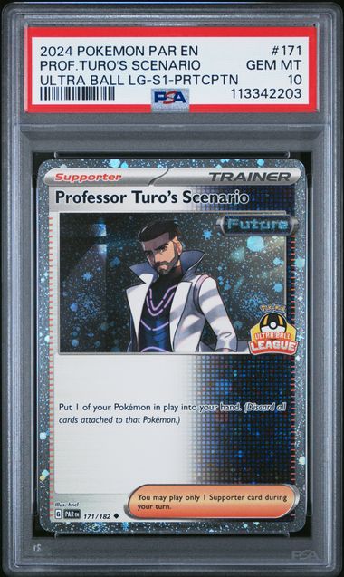PSA 10 | Professor Turo's Scenario Ultra Ball League S1 | Paradox Rift | 171/182