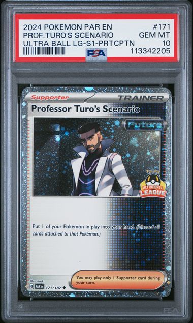 PSA 10 | Professor Turo's Scenario Ultra Ball League S1 | Paradox Rift | 171/182