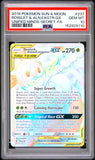 PSA 10 | Rowlet & Alolan Exeggutor GX Hyper Rare | Unified Minds | 237/236