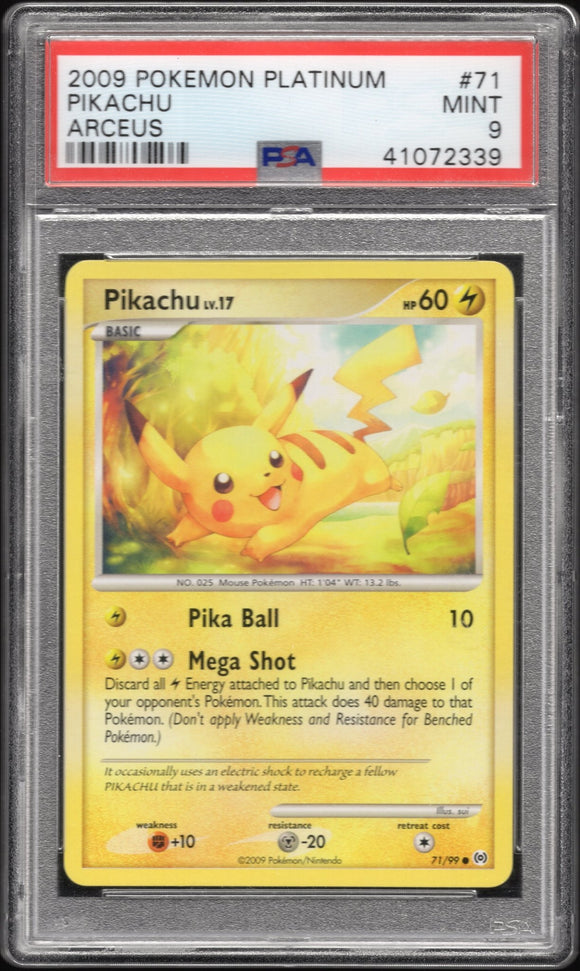 PSA 9 | Pikachu | Platinum Arceus | 71/99