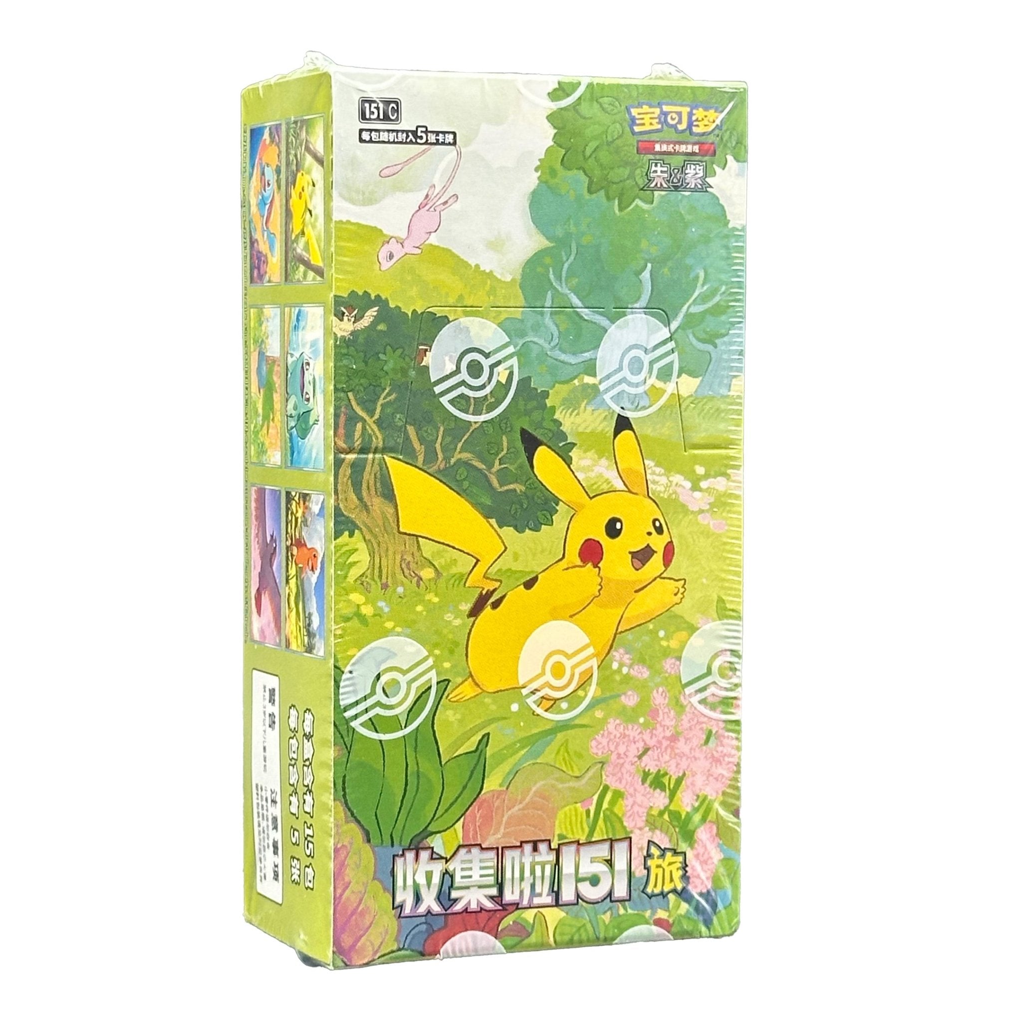 151c booster box Pokémon 151C Collect 151 Journey Chinese Booster Box – Poképlaza