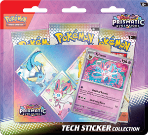 Pokémon Prismatic Evolutions Tech Sticker Collection | Sylveon